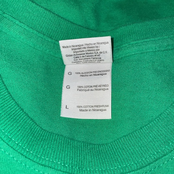 NWOT Minnesota North Stars Green T-Shirt. Size Large. - Picture 5 of 5